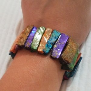 Multi-colored bracelet